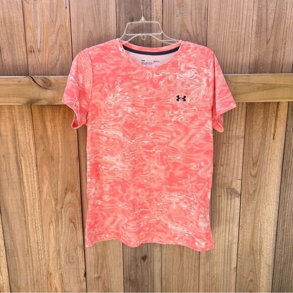 Under Armour Pink Short Sleeve Tee - Picture 1 of 3
